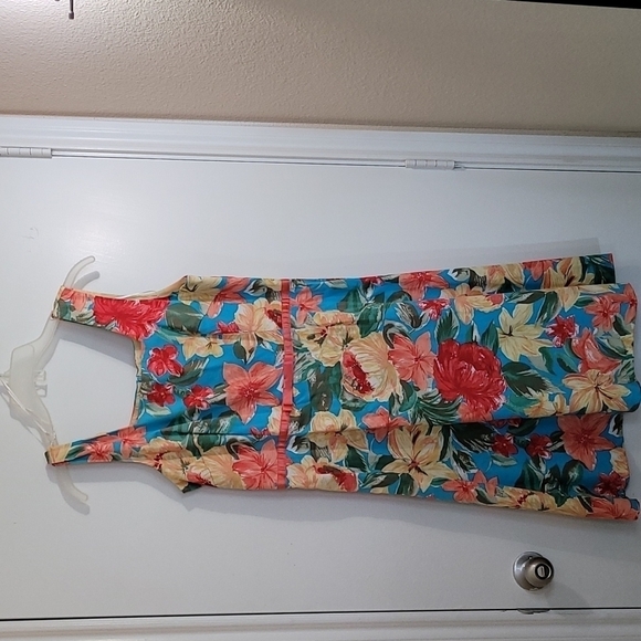 Sangria Hawaiian Print Dress Size 12 - Picture 1 of 9